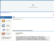 Tablet Screenshot of comune.chiaravallecentrale.cz.it